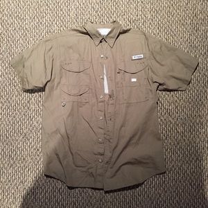 Columbia PFG olive short sleeve shirt